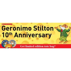 Geronimo Stilton 10th Anniversary Pack 1 (Books 1-10) *Free Limited Edition Tote Bag
