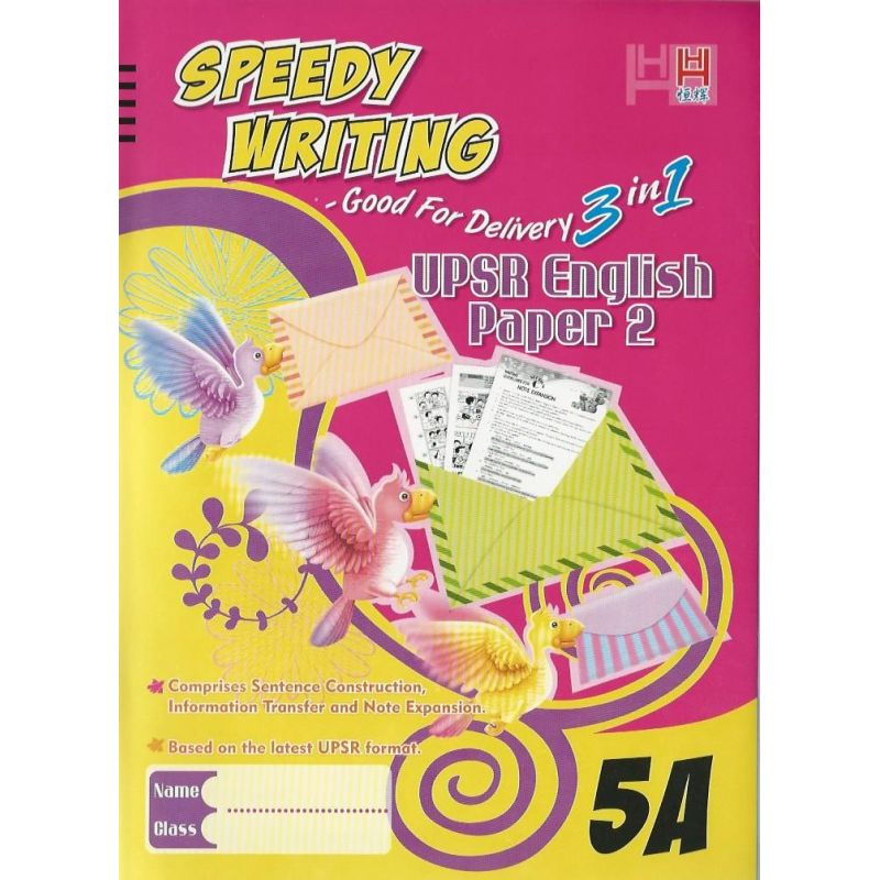 Speedy Writing UPSR English Paper 2 5A