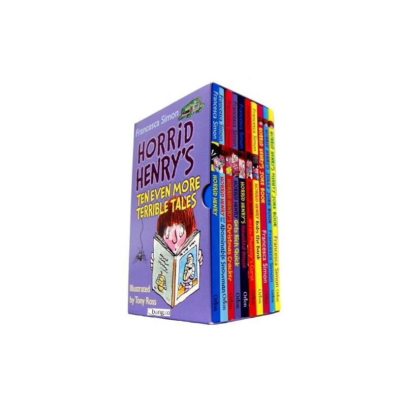 Horrid Henry Even More Terrible Tales collection box set (10 books)