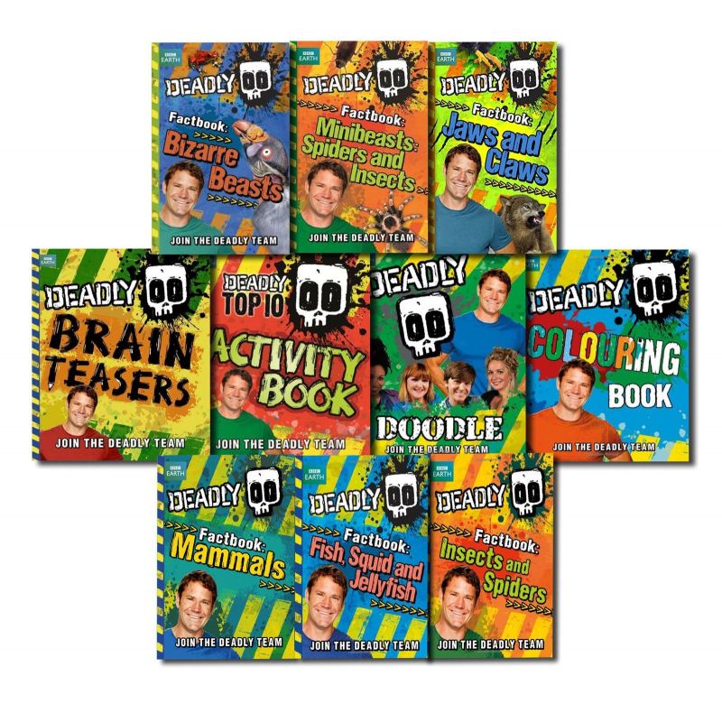 Steve Backshall's Deadly Series Collection Gift Box Pack (10 books)