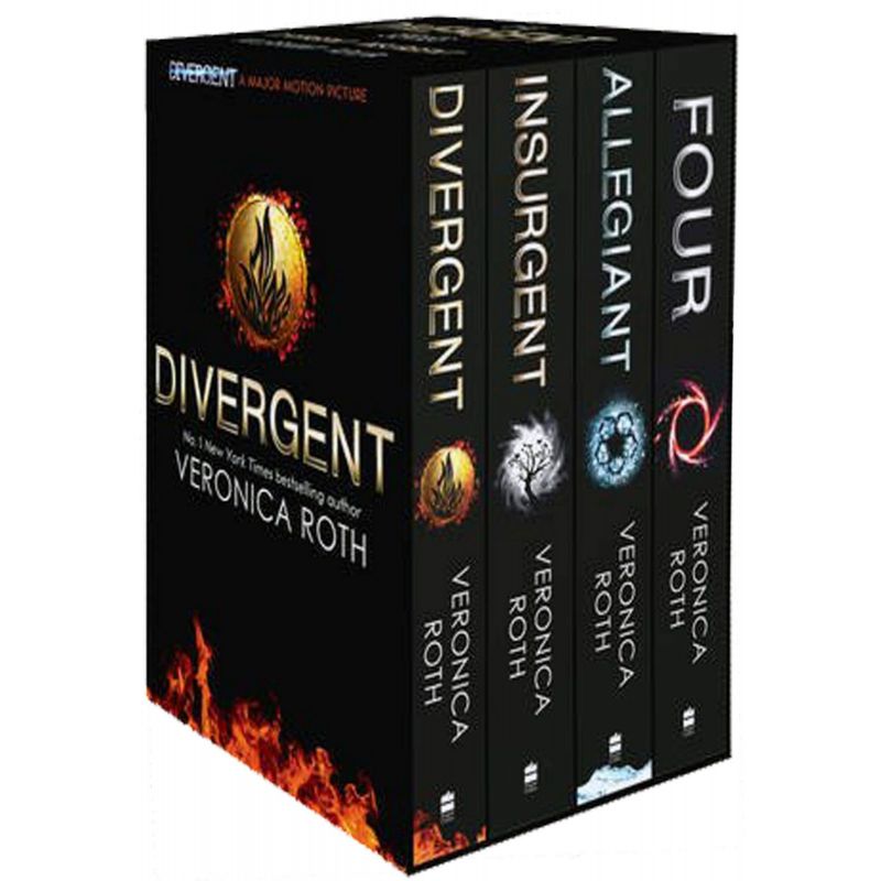 Divergent Insurgent Allegiant Trilogy Collection box (4 books)