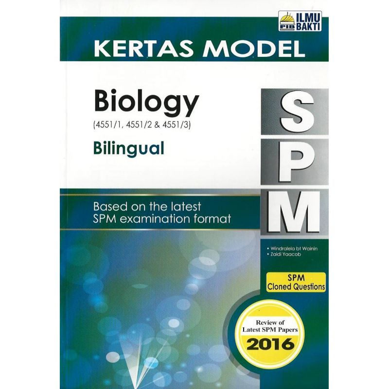 Kertas Model SPM Biology (Bilingual)