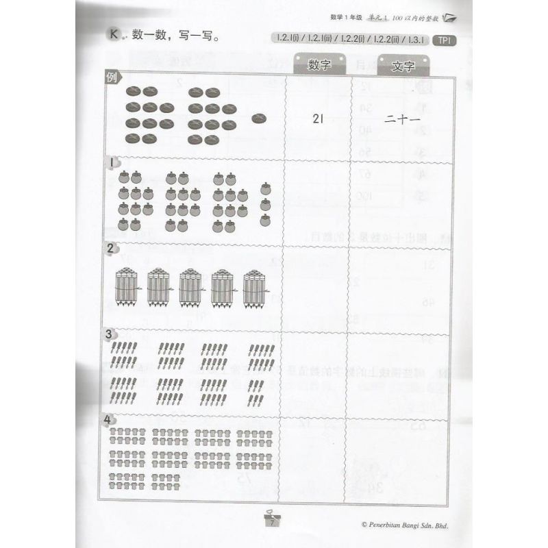 Samakon Math 数学练习1 KSSR SEMAKAN