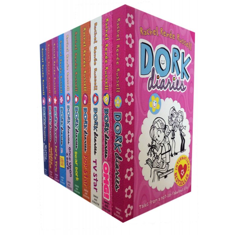 Dork Diaries Rachel Renee Russell Collection 10 Books Set