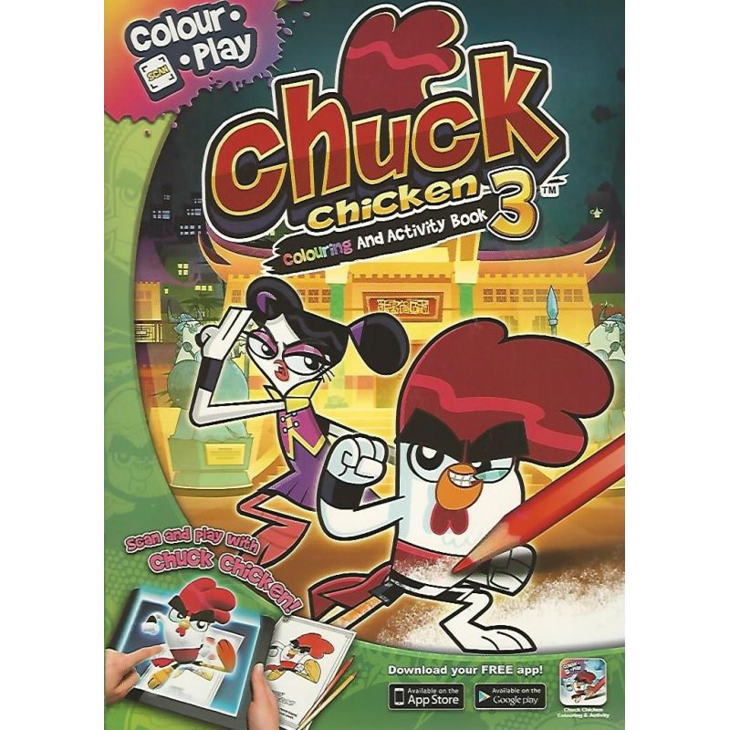 Chuck Chicken Colouring and Activity Book 3