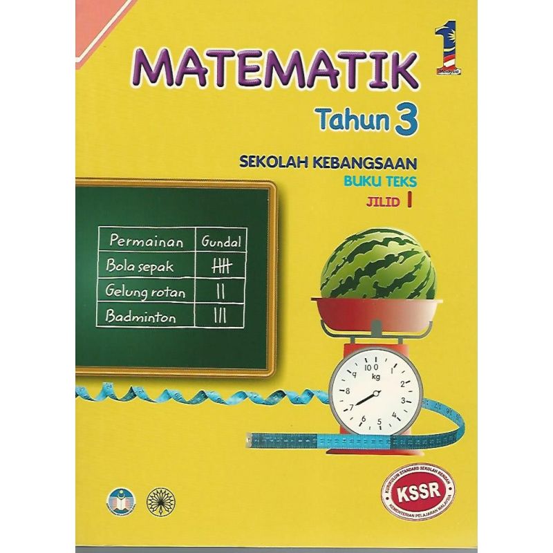 Buku Teks Matematik Tahun 3 Jilid 1 SK