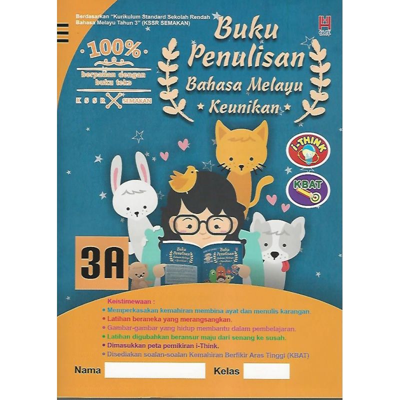 Buku Penulisan Keunikan Bahasa Melayu 3A KSSR SEMAKAN