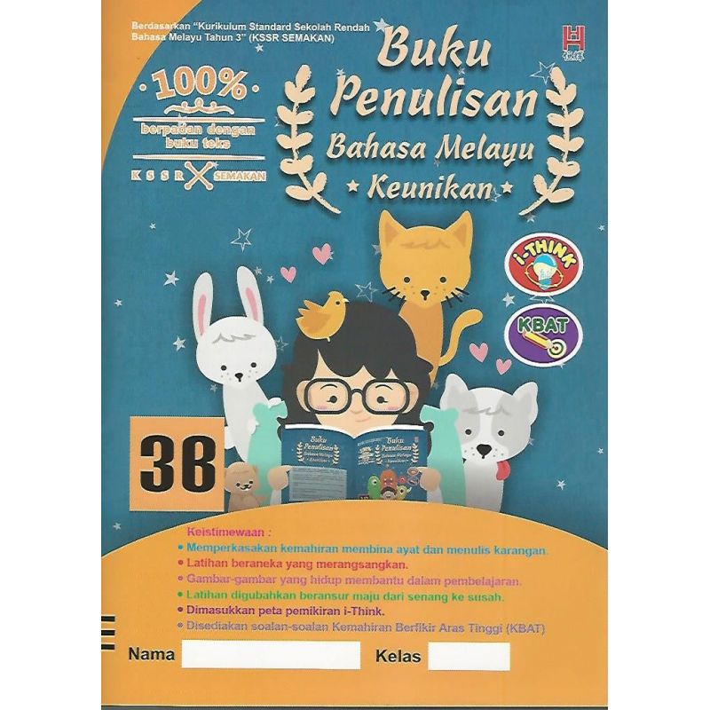 Buku Penulisan Keunikan Bahasa Melayu 3B KSSR SEMAKAN