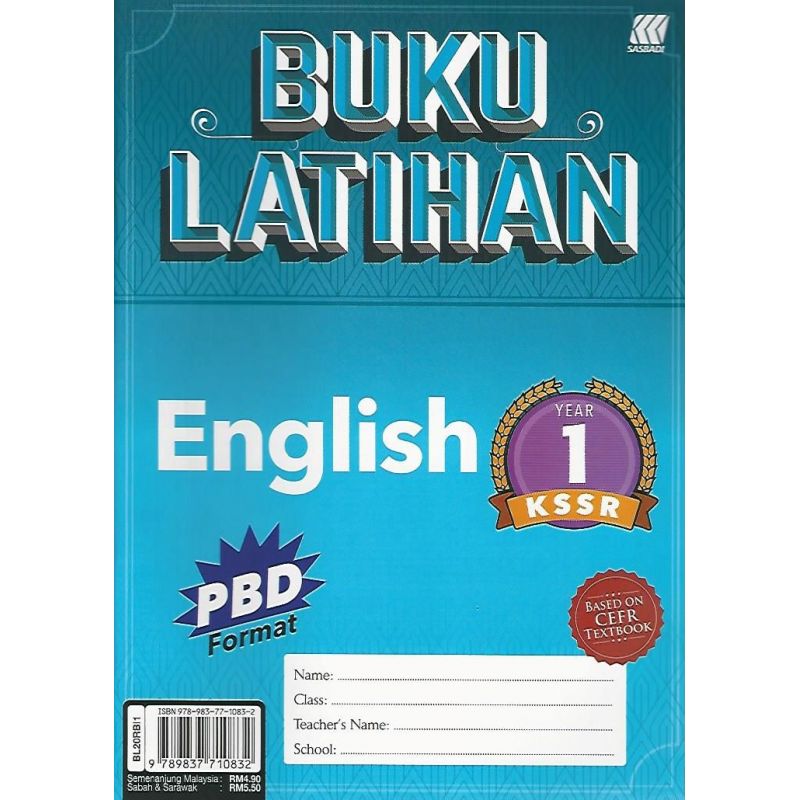 Buku Latihan English Year 1 KSSR