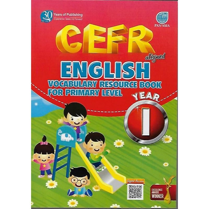 CEFR Aligned English Vocabulary Resource Book For Primary Level Year 1 SK