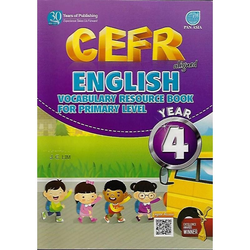 CEFR Aligned English Vocabulary Resource Book For Primary Level Year 4 SK
