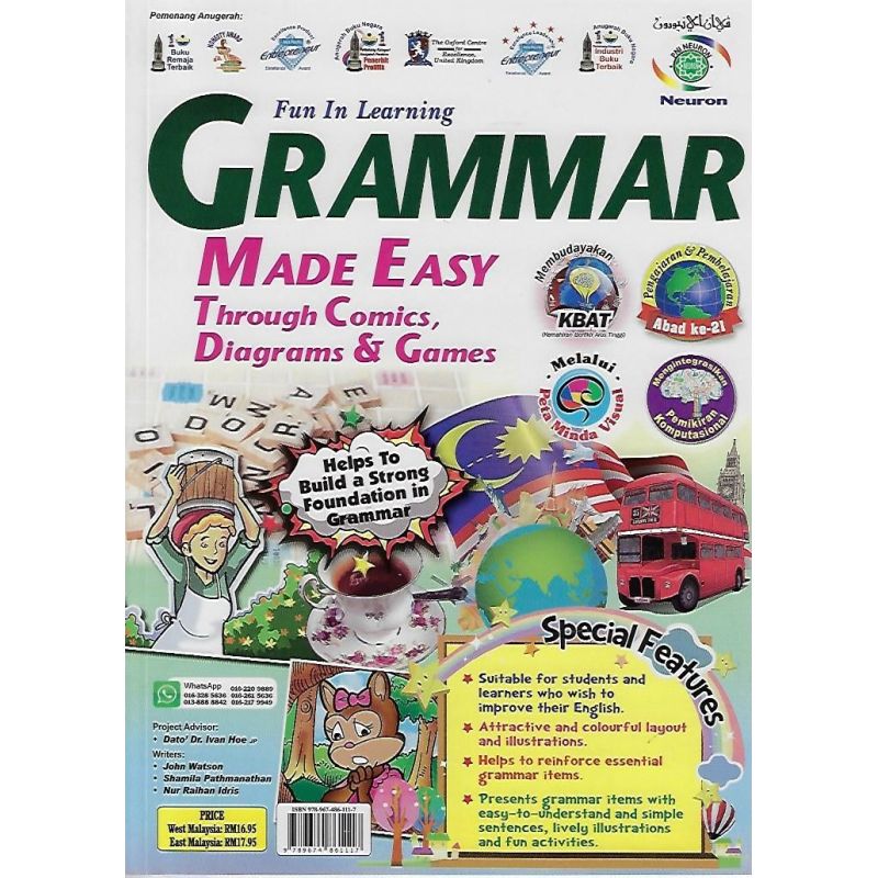 Grammar Made Easy Through Comics, Diagrams & Games