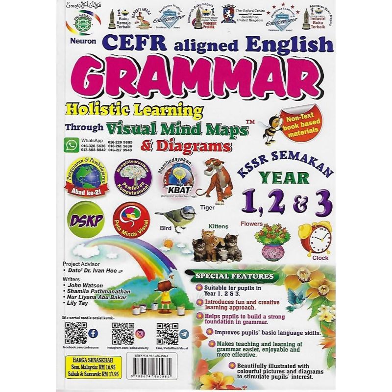 Holistic Learning CEFR-aligned English Grammar KSSR Semakan Year 1,2&3