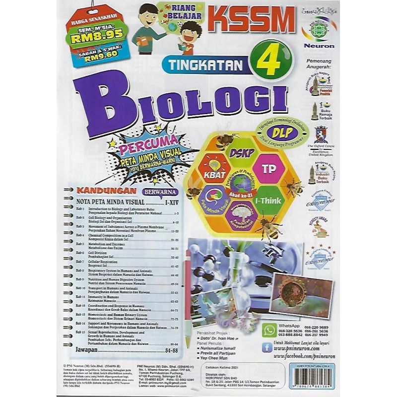 Riang Belajar KSSM Biologi Tingkatan 4