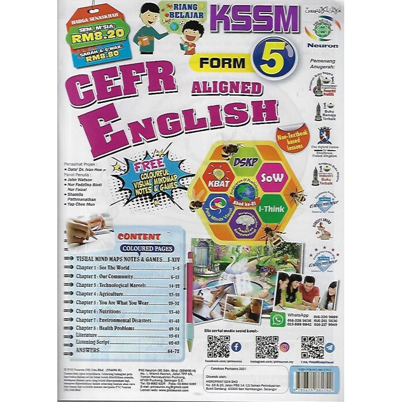 Riang Belajar KSSM CEFR Aligned English Form 5
