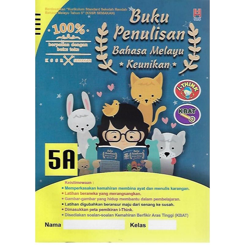 Buku Penulisan Keunikan Bahasa Melayu 5A KSSR SEMAKAN