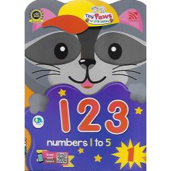 Tiny Paws 123 Book 1 (numbers 1 to 5)