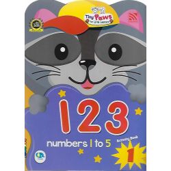 Tiny Paws 123 Activity Book 1 (numbers 1 to 5)