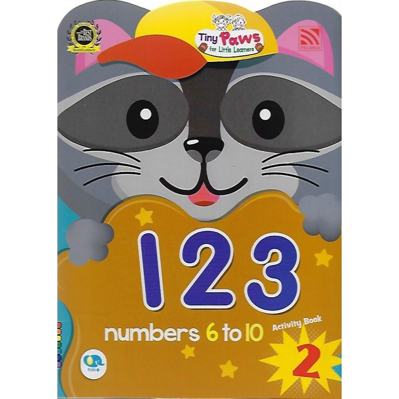 Tiny Paws 123 Activity Book 2 (numbers 6 to 10)