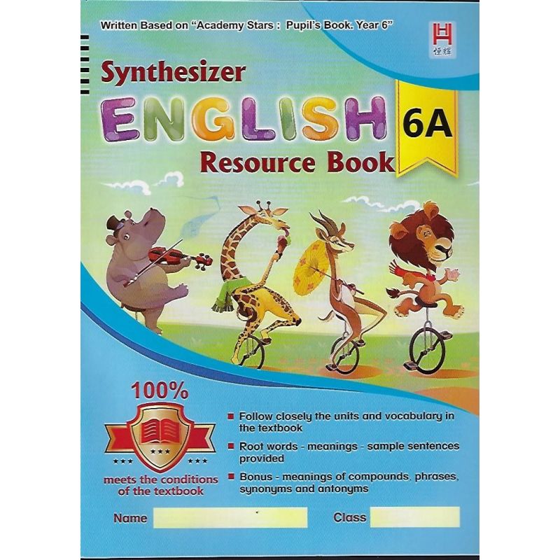 Synthesizer English Resource Book 6A
